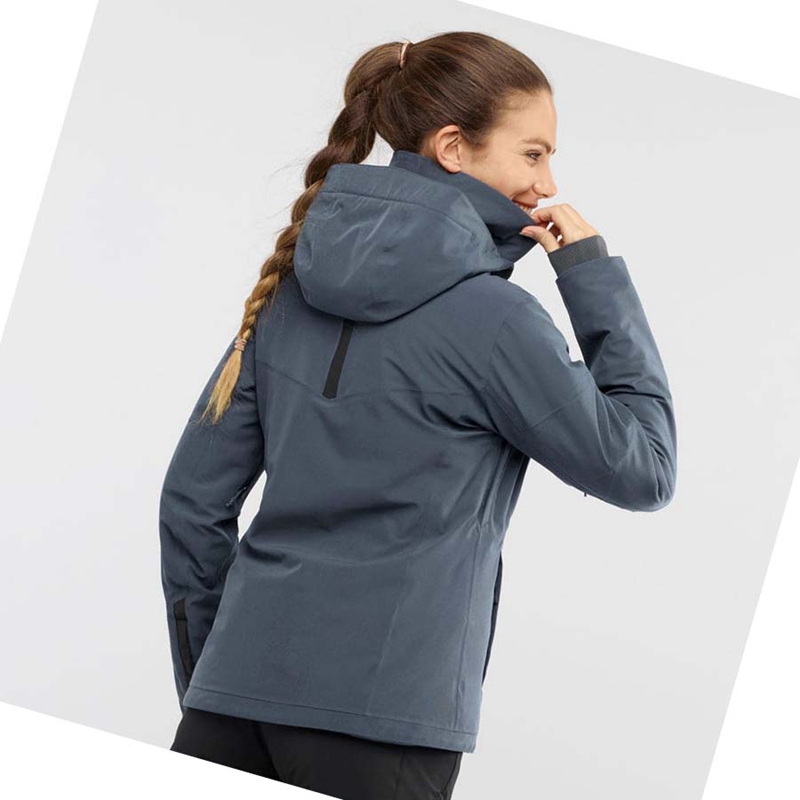 Silver Salomon SPEED INSULATED Women's Jackets | RSUGQOA-23