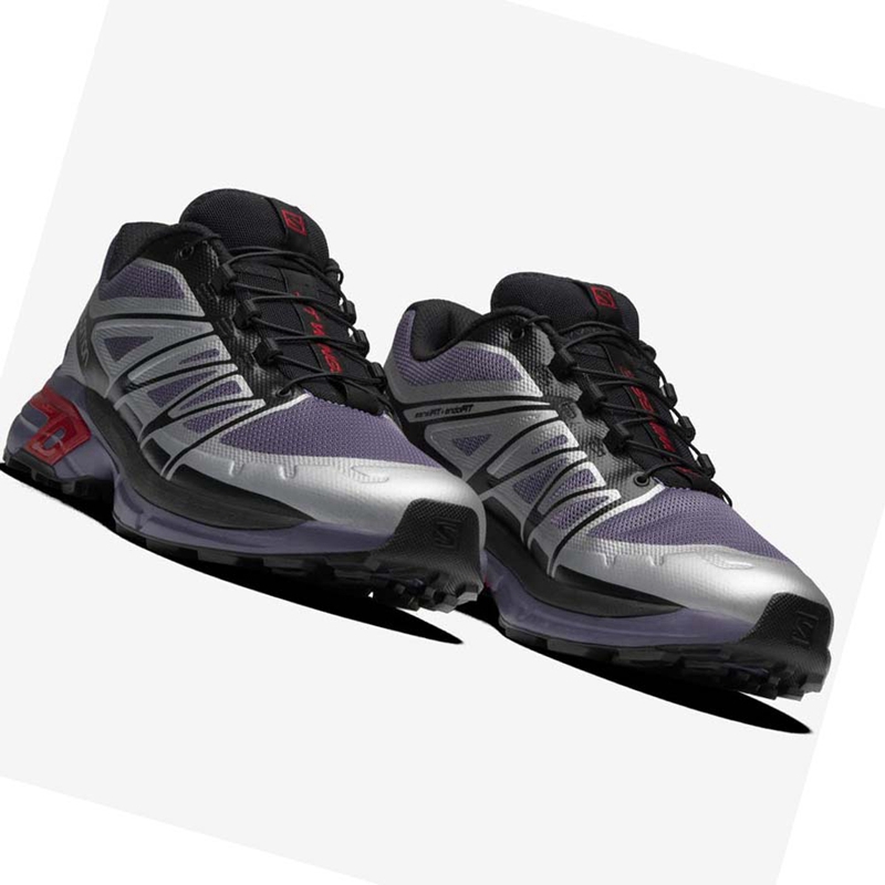 Silver Salomon XT-WINGS 2 Men's Sneakers | JENWXOI-38