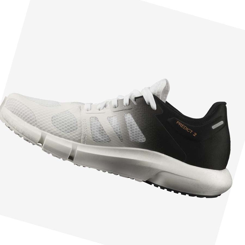 White Salomon PREDICT 2 Men's Running Shoes | WELYFJT-40