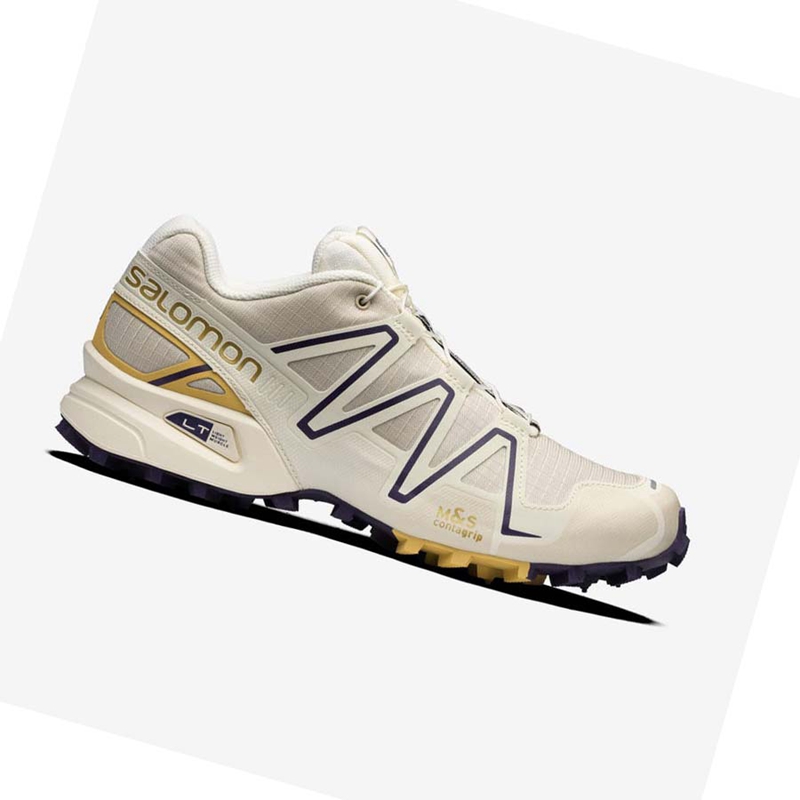 Beige Salomon SPEEDCROSS 3 Women's Sneakers | NJLEWQI-06