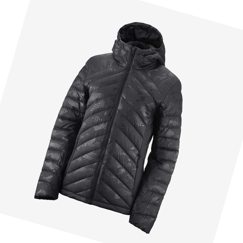 Black / Black Salomon ESSENTIAL XWARM DOWN INSULATED Women's Jackets | LVJFZOB-70