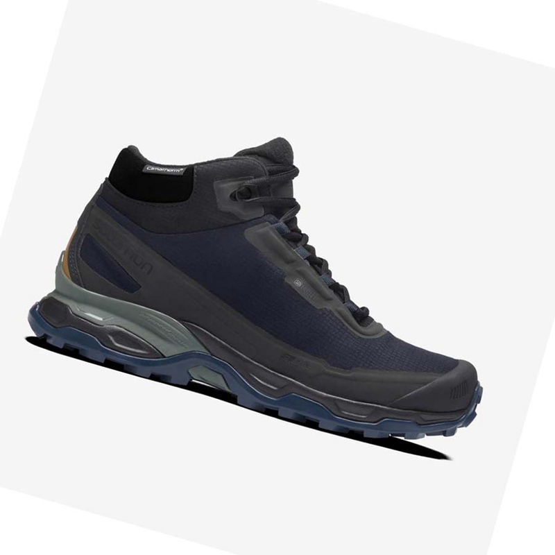 Black / Grey Salomon SHELTER CSWP FOR CARHARTT WIP Men's Sneakers | HAYJXLW-98