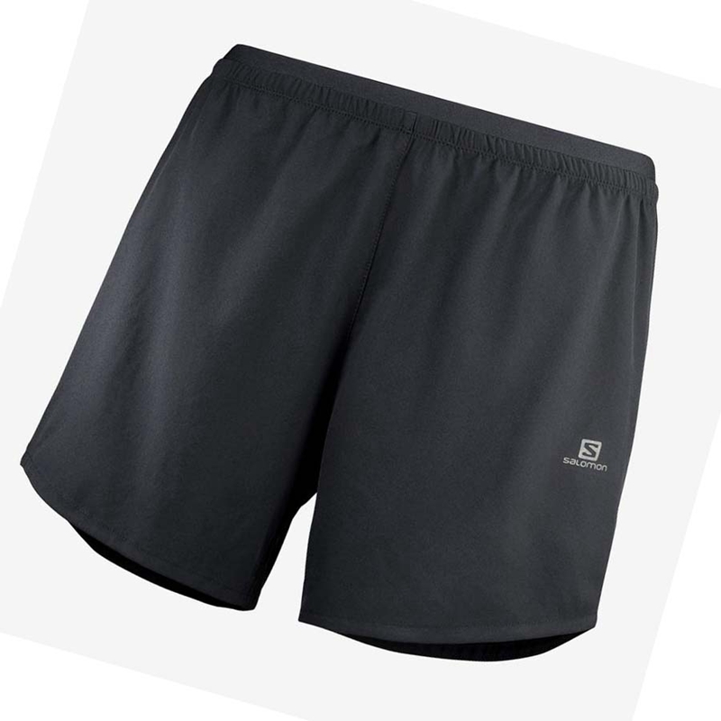 Black Salomon CROSS 5'' Women's Shorts | PFEBQZM-87