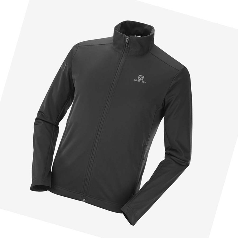 Black Salomon GORE TEX INFINIUM™ WINDSTOPPER® Men's Jackets | ERZGPHX-61