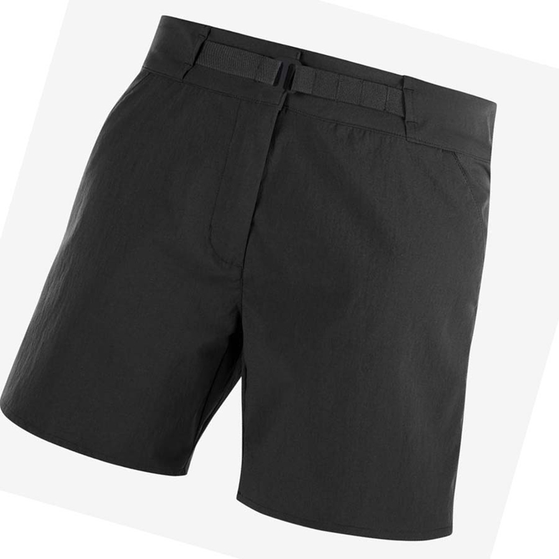 Black Salomon OUTRACK Women's Shorts | QRTFVJK-46