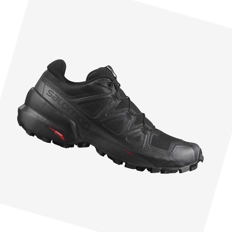 Black Salomon SPEEDCROSS 5 Women's Trail Running Shoes | SIKDUYA-59