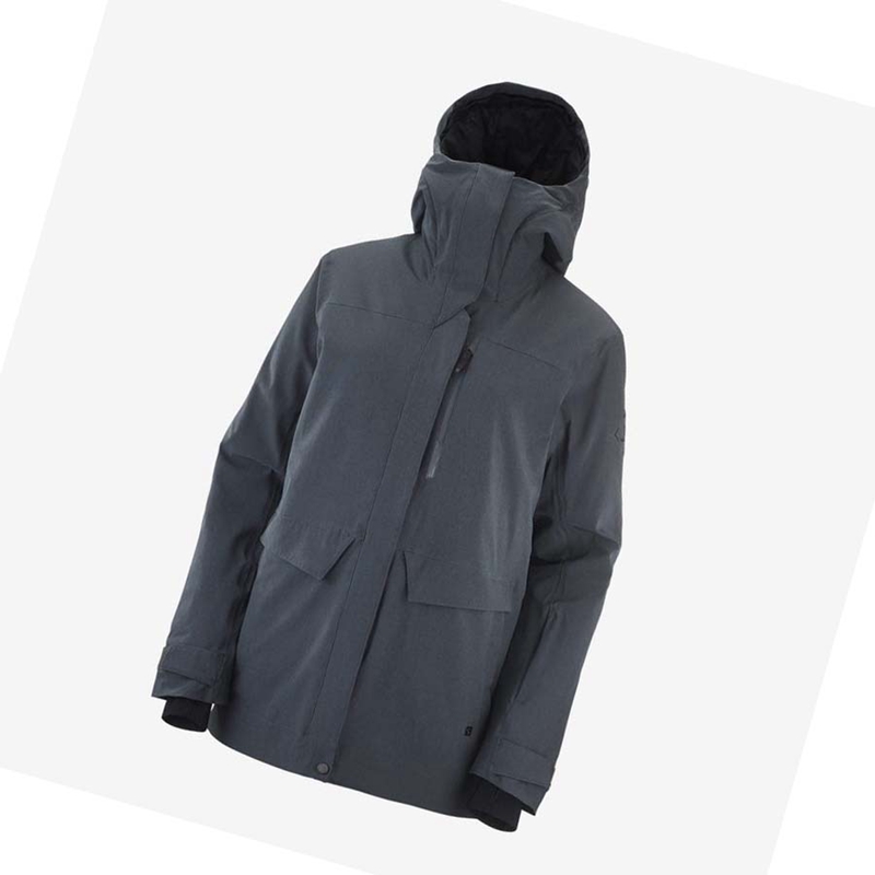 Black Salomon STANCE CARGO Women's Ski Jackets | SFULENV-97