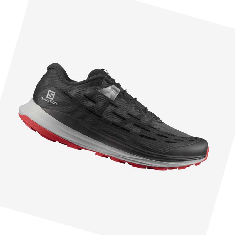 Black Salomon ULTRA GLIDE Men's Trail Running Shoes | SABEDGW-64