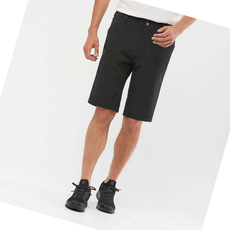 Black Salomon WAYFARER Men's Shorts | AREDCQY-50