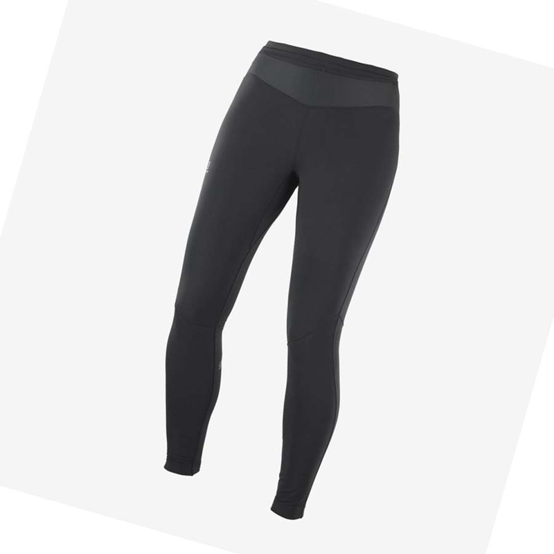 Black Salomon XA WARM Women's Pants | TMCNUGV-19