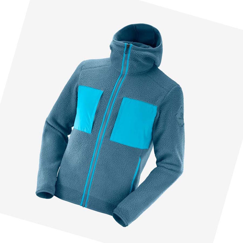 Blue Salomon ESSENTIAL WARM TEDDY Men's Hoodie | LRBTQYM-54