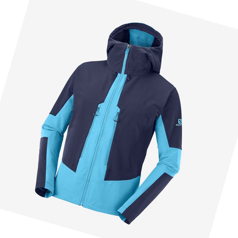 Blue Salomon OUTPEAK SOFTSHELL Men's Jackets | PQRIGVK-91