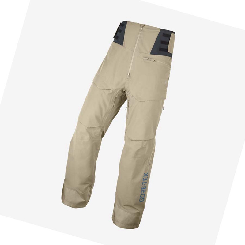 Brown Salomon GRAVITY GORE-TEX Men's Ski Pants | IKMNUTH-83