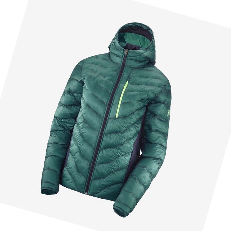 Green Salomon OUTPEAK PRIMALOFT INSULATED Women's Jackets | ONKDXIJ-57