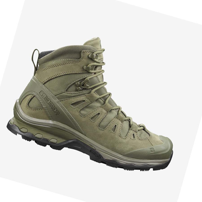 Green Salomon QUEST 4D FORCES 2 EN Men's Boots | VAREPCU-06