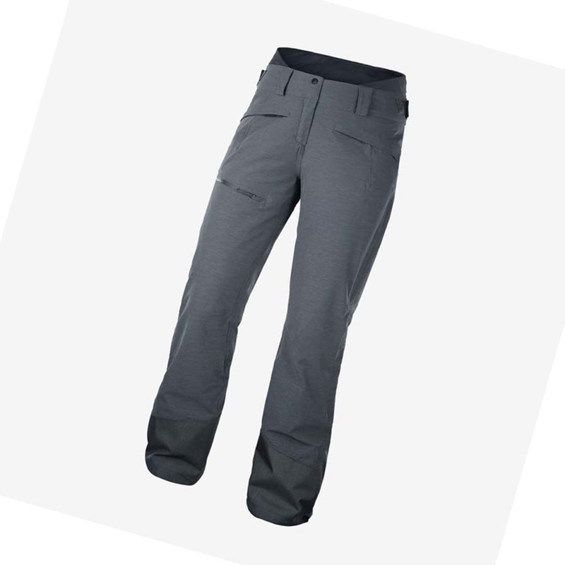 Grey Salomon PROOF LIGHT Women's Ski Pants | HQPNEXY-97