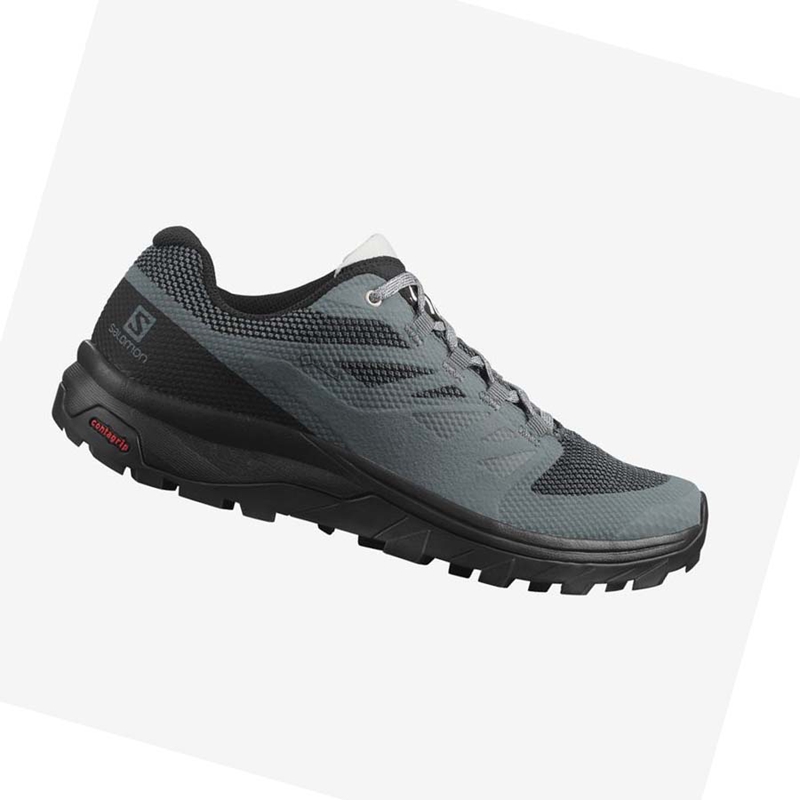 Grey Salomon WoOUTLINE GORE-TEX Women's Hiking Shoes | BPVEFMG-46