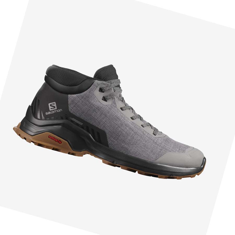 Grey Salomon X REVEAL CHUKKA CLIMASALOMON™ WATERPROOF Men's Winter Boots | UPELMAC-64