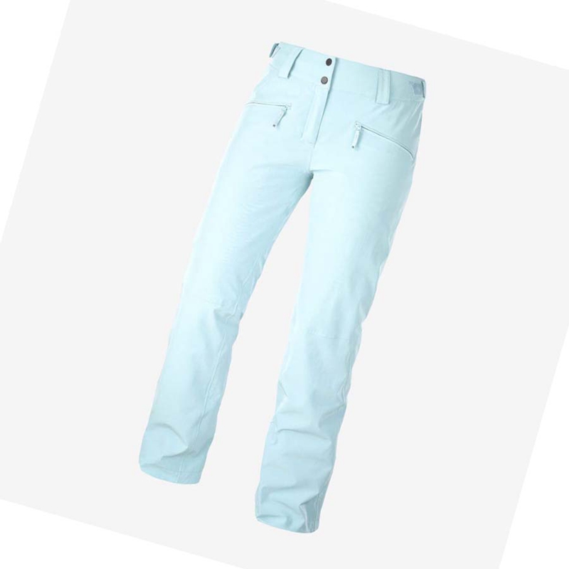 Mint Salomon EDGE Women's Ski Pants | JXVQDNY-21