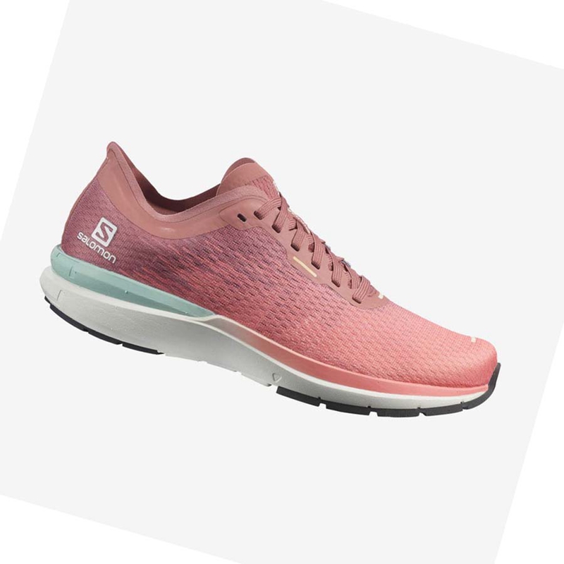 Pink Salomon SONIC 4 Women's Running Shoes | IJESNVU-05