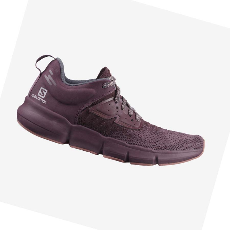 Purple Salomon PREDICT SOC W Women's Running Shoes | ZNLXUKM-06