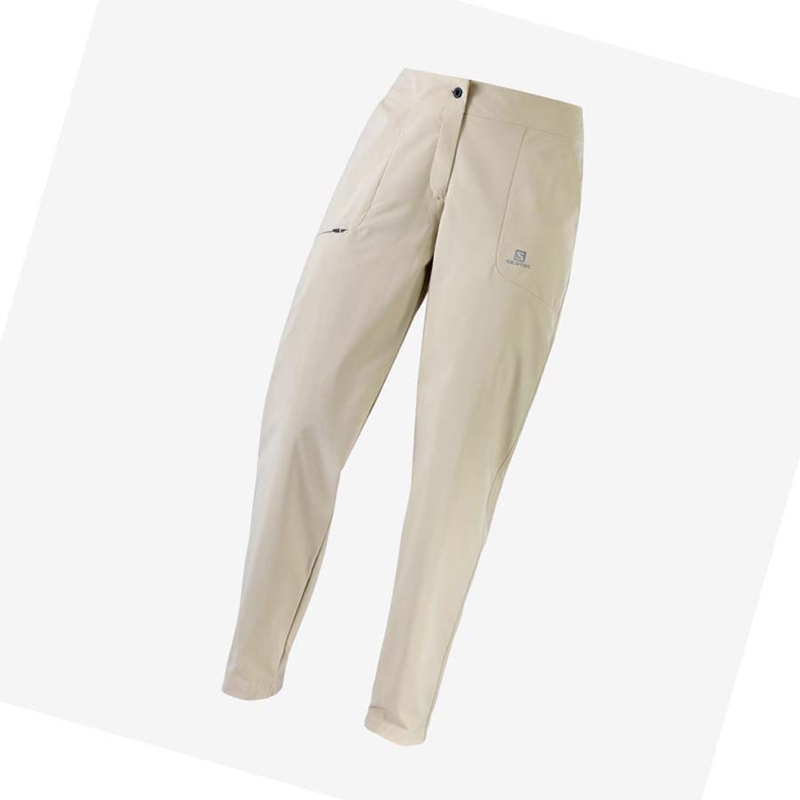 White Salomon WAYFARER CITY Women's Pants | RXSMHUA-04